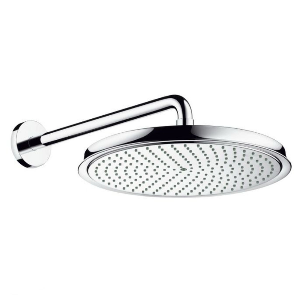 Hansgrohe Raindance S 180 Duschkopf Mit Brausearm 240 Mm – Chrom, Rain-Strahl, QuickClean