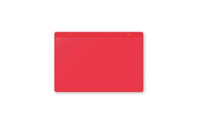 10 Stück Dokumententasche Selbstklebend Rot DIN A5 PVC 