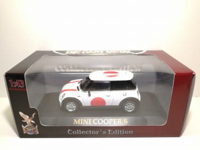 YatMing MINI COOPER S Japan Collector`s Edition 1:43 Weiß / ROT