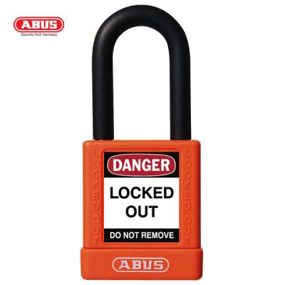 6 x ABUS Lock out Vorhängeschloss 74/40 Alu Orange Arbeitsschutz
