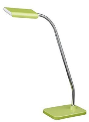 Schreibtischleuchte Pala LED Verstellbar Grün Chrom Bürotischleuchte Schalter 